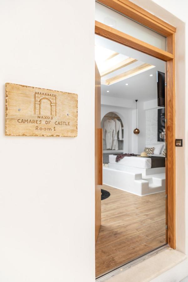 Camares Of Castle - New Luxury Apartments Naxos City Kültér fotó